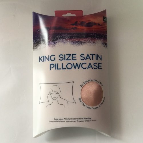 King satin outlet pillowcase